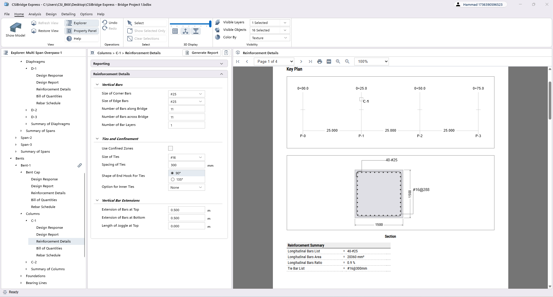 Column Reinforcement Details
