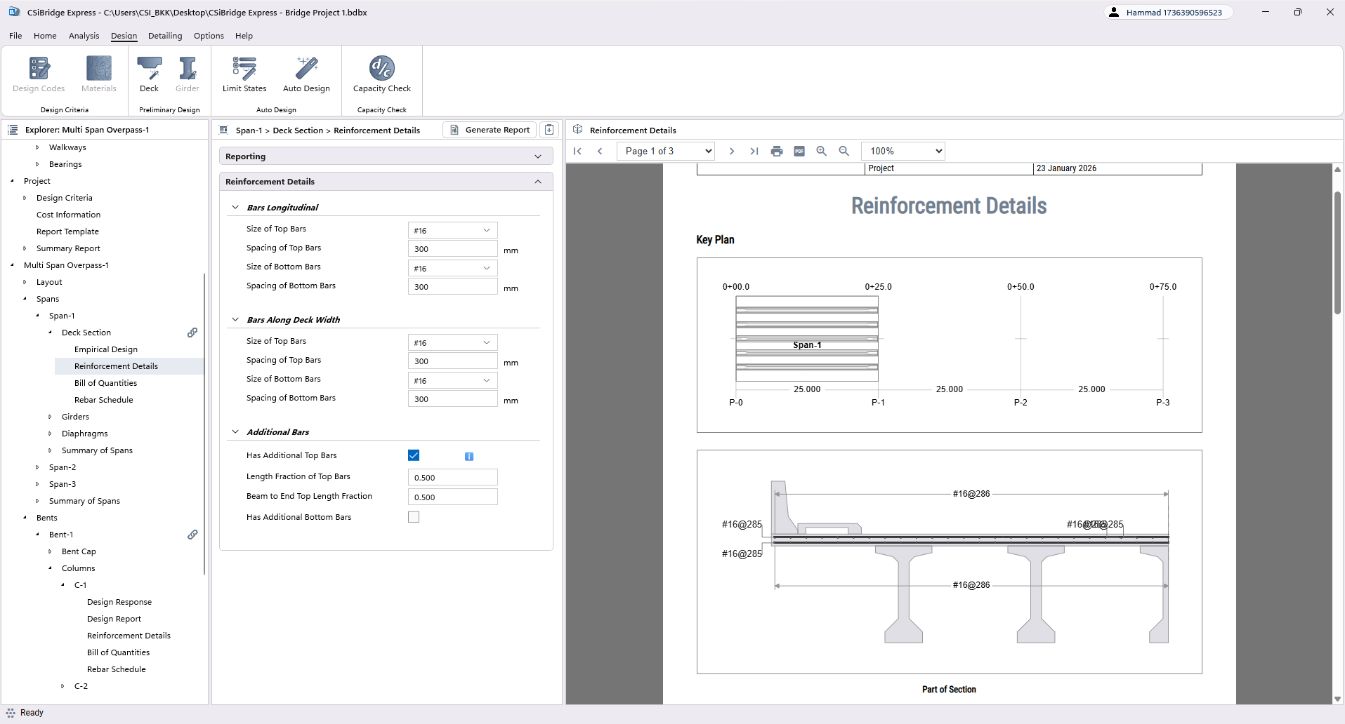 Deck Section Reinforcement